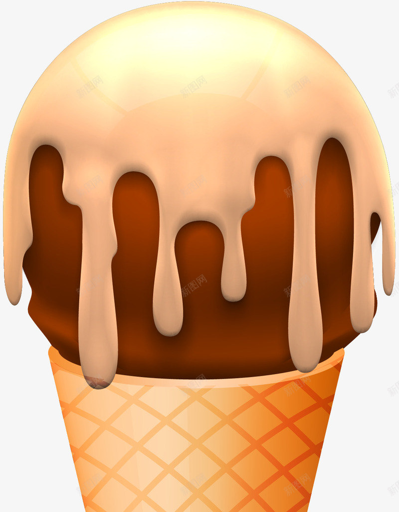 融化的冰淇淋图标png_新图网 https://ixintu.com 冰棒 冰淇凌 冰淇淋简笔画 手绘冰淇凌 手绘雪糕 手绘食物 矢量雪糕 美食 雪糕 雪糕图标 食物