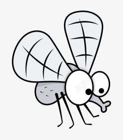 蚊子矢量图卡通蚊子高清图片