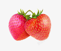 草莓关于色差素材