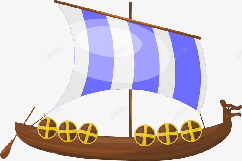 手绘大航海png免抠素材_新图网 https://ixintu.com 古代航海 大航海 帆船 手绘帆船 航海帆船 航海的船