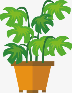 花盆植物素材