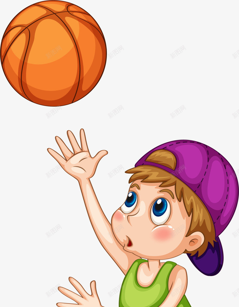 打篮球的可爱男孩png免抠素材_新图网 https://ixintu.com 可爱男孩 戴帽子的男孩 打篮球的男孩 玩耍 篮球运动 黄色篮球