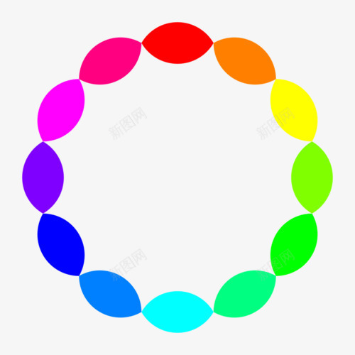 彩色颜色色块png免抠素材_新图网 https://ixintu.com 圆形 彩色 色块 颜色