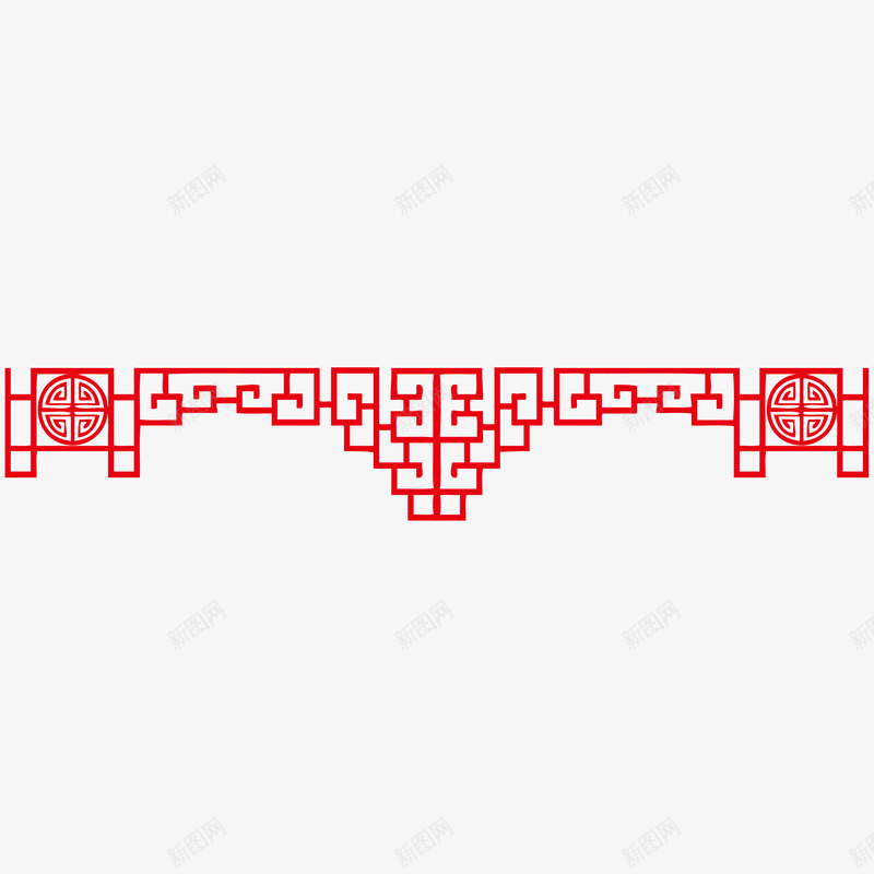 中国风装饰png免抠素材_新图网 https://ixintu.com 中国风木纹装饰 中国风门楣 古典门楣装饰 古风木质建筑素材