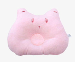 婴幼儿枕头粉色可爱婴儿枕头高清图片