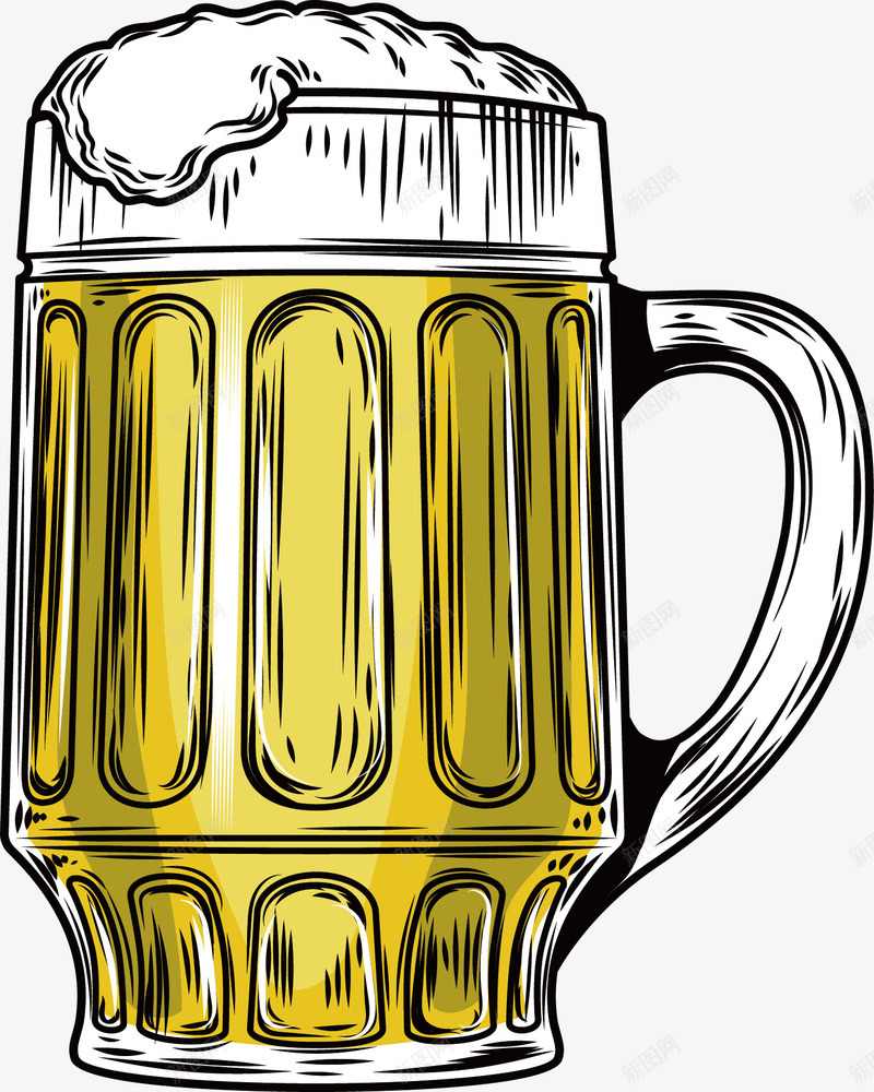 泡沫比利时啤酒杯矢量图图标ai_新图网 https://ixintu.com 啤酒LOGO 啤酒杯 喝的 比利时啤酒 比利时啤酒LOGO 比利时啤酒杯 酒花 矢量图