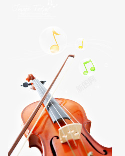 音符泡泡小提琴系列音乐室宣传广告高清图片