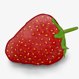 彩绘草莓装饰png免抠素材_新图网 https://ixintu.com 图片 彩绘 草莓 装饰