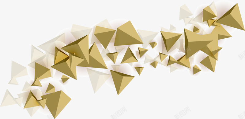 黄色简约三角形碎片png免抠素材_新图网 https://ixintu.com 三角形 免抠PNG 几何 模糊 碎片 简约 装饰图案 金字塔 黄色