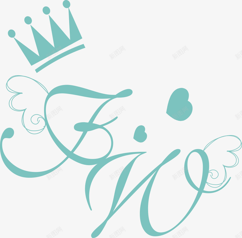 皇冠字体婚礼logo矢量图图标ai_新图网 https://ixintu.com logo设计 婚礼logo 婚礼logo设计 字体logo 皇冠 矢量logo 矢量婚礼logo 矢量图