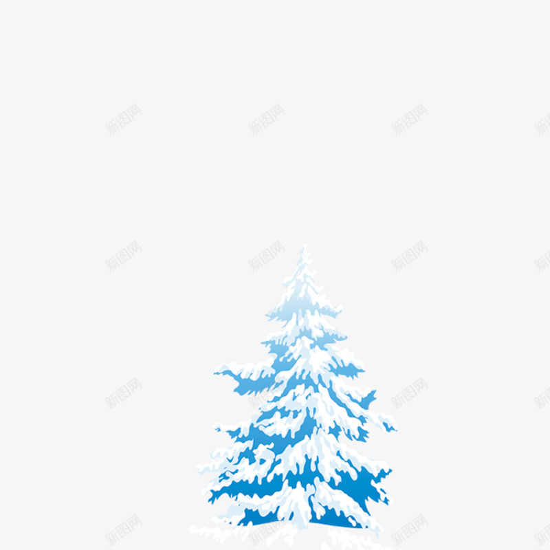 雪树图案png免抠素材_新图网 https://ixintu.com 冰雪树 小学 银装素裹 雪树图案