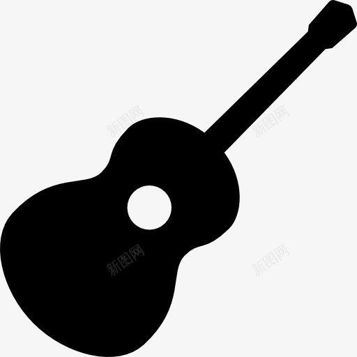 吉他图标png_新图网 https://ixintu.com 乐器 弗拉门戈 弦乐器 民谣 西班牙吉他 音乐