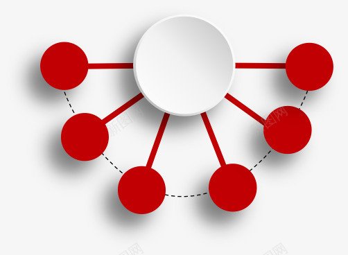 分析说明png免抠素材_新图网 https://ixintu.com PPT 分列 圆圈 红色