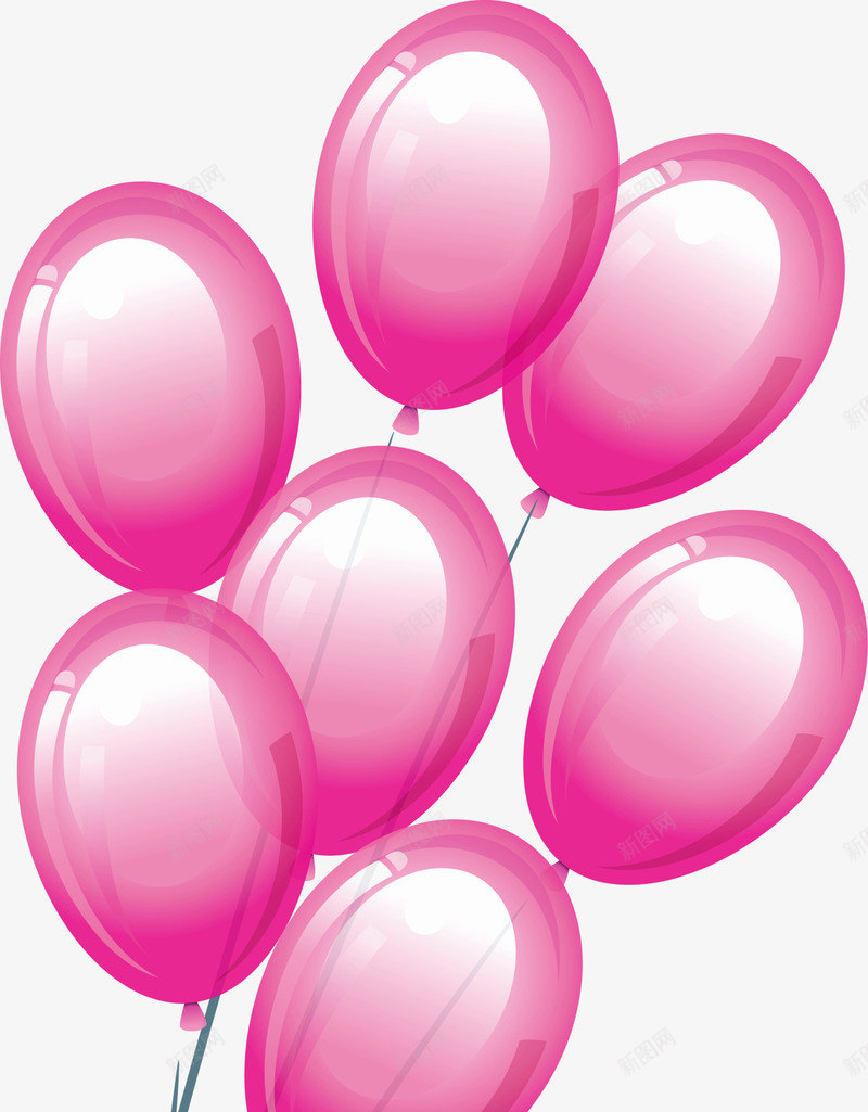 紫色漂浮气球png免抠素材_新图网 https://ixintu.com 活动气球 漂浮气球 简约彩球 紫色气球 节庆气球 装饰图案