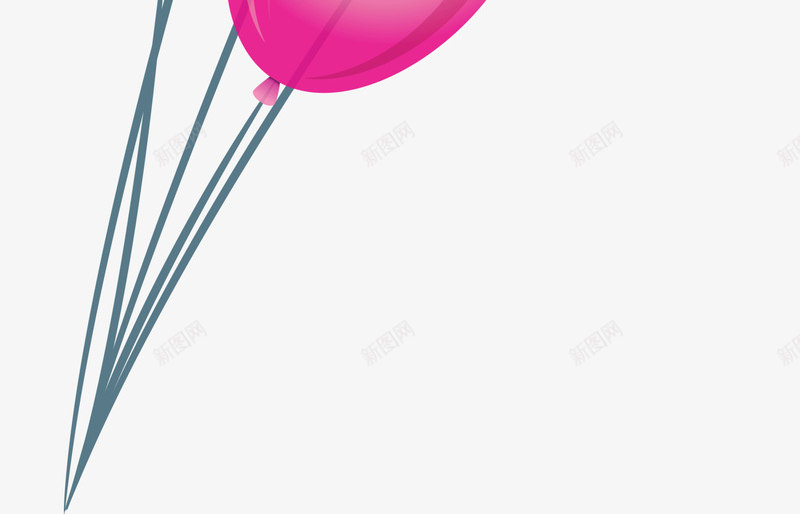 紫色漂浮气球png免抠素材_新图网 https://ixintu.com 活动气球 漂浮气球 简约彩球 紫色气球 节庆气球 装饰图案
