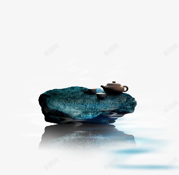 湖泊礁石石头中国风png免抠素材_新图网 https://ixintu.com 中国风 写意石 堆石块 意境湖畔 湖泊 石头 礁石