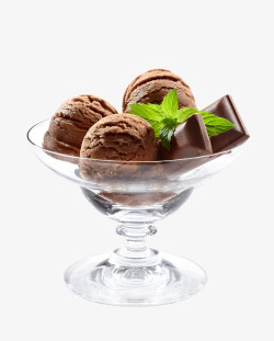 巧克力手工冰淇淋素材