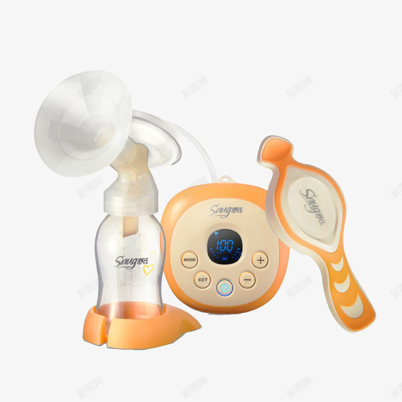 吸奶器png免抠素材_新图网 https://ixintu.com 孕妇用品 方便型吸奶器 母婴