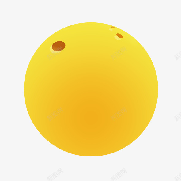 金黄色圆球png免抠素材_新图网 https://ixintu.com 圆形 球体 装饰 金色 黄色