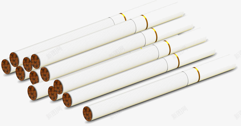 一堆香烟png免抠素材_新图网 https://ixintu.com 卡通香烟 女士烟 白色香烟
