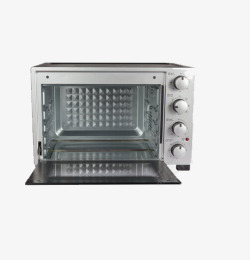 银色电烤箱银色家用烤箱高清图片