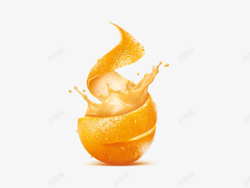 橙子创意png免抠素材_新图网 https://ixintu.com 橙子 橙汁 橙色 饮料