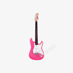 粉色吉他素材
