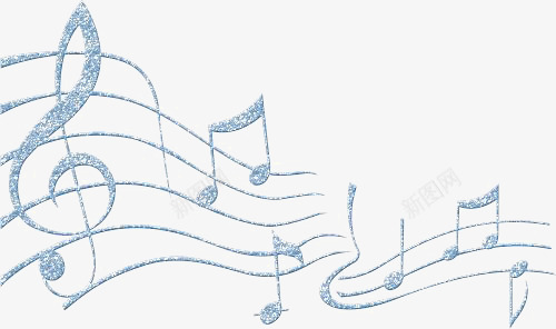 音符插画png免抠素材_新图网 https://ixintu.com 五线谱 创意音符 跳动的音符 音乐 音符装饰