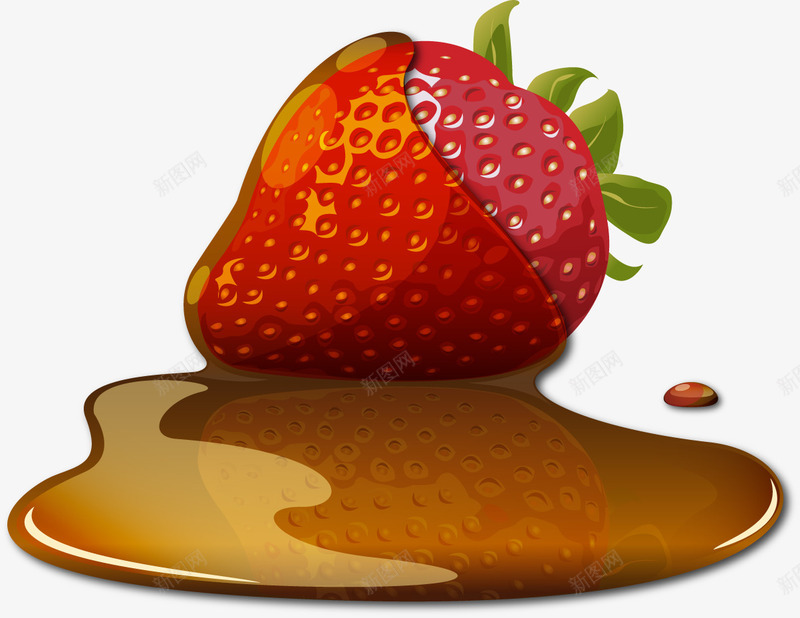 草莓草莓酱矢量图ai免抠素材_新图网 https://ixintu.com 果酱 草莓 草莓酱 草莓食品 矢量图