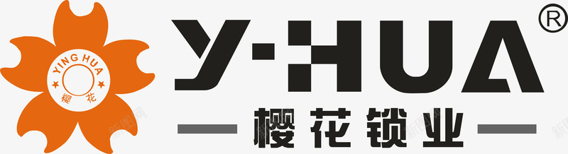 樱花锁业logo矢量图图标ai_新图网 https://ixintu.com logo 企业LOGO标志矢量 企业logo 企业商标 图标 标志 标识 樱花锁业 矢量图