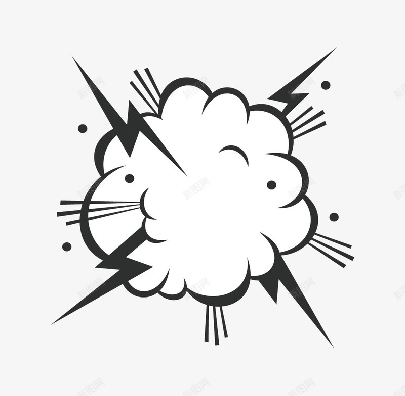 爆炸烟雾png免抠素材_新图网 https://ixintu.com 云团 图案 气体 气泡 爆炸 爆炸框