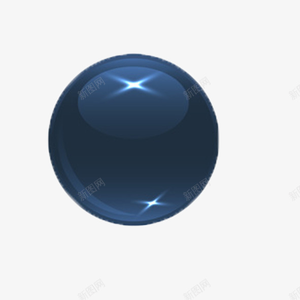 圆形按钮png免抠素材_新图网 https://ixintu.com 圆形按钮 水晶按钮 蓝色 金属质感按钮