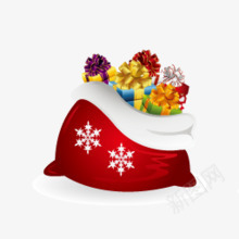 卡通圣诞节红色袋子礼物png免抠素材_新图网 https://ixintu.com 卡通 圣诞节 礼物 红色 袋子