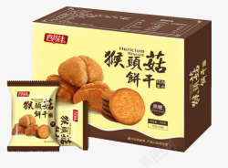 江中猴头菇饼干素材