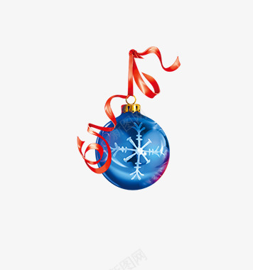 小彩球装饰png免抠素材_新图网 https://ixintu.com 圣诞树装饰品 小彩球 节日元素 蓝色 装饰物品