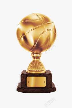 金色篮球金色篮球奖杯高清图片