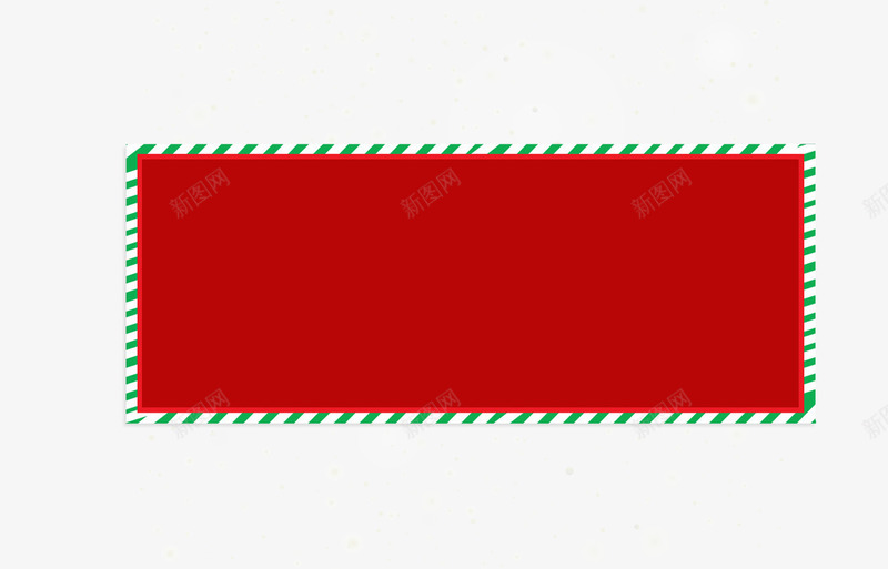 圣诞节装饰框png免抠素材_新图网 https://ixintu.com 图形框 图形框框 圣诞节 方框 红色 绿色 装饰