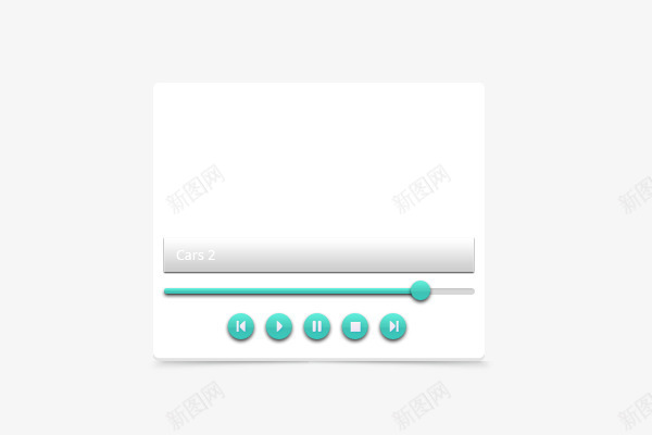 视频播放器psd免抠素材_新图网 https://ixintu.com 娱乐 按钮 播放器 视频