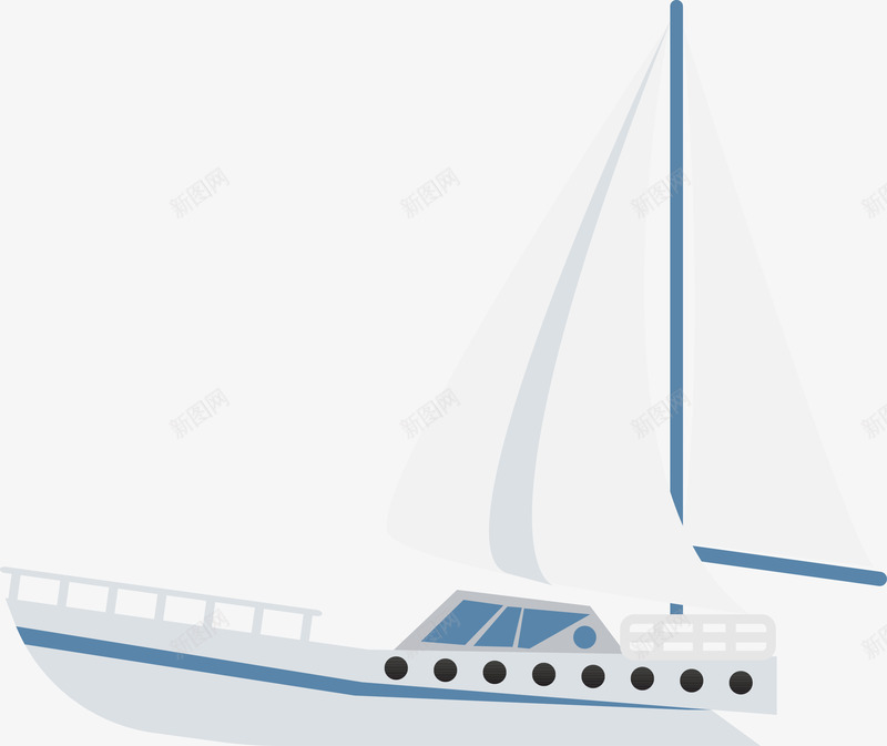 水上船只png免抠素材_新图网 https://ixintu.com 卡通 卡通船 帆船 木船 水上工具 渔船 渔船插图 渔船矢量 船 轮船