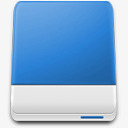 蓝色的硬盘icon图标图标