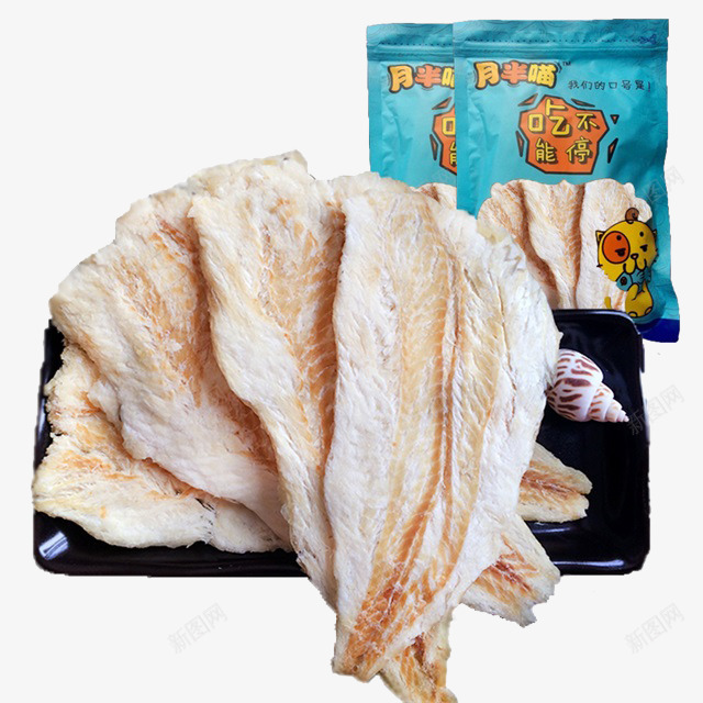 鳕鱼干png免抠素材_新图网 https://ixintu.com 产品实物图 休闲食品 手撕 零食 鳕鱼干