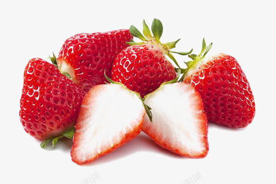 成熟的草莓png免抠素材_新图网 https://ixintu.com 丹东草莓 创意水果 红色草莓 草莓免扣PNG 草莓免扣元素 诱人草莓