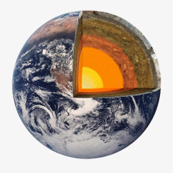 地球的运动地壳结构分层图高清图片