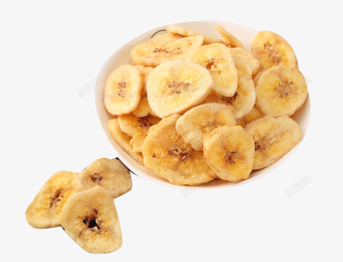 百货零食香蕉干png免抠素材_新图网 https://ixintu.com 零食食品 食品零食 香蕉干 香蕉干食品素材