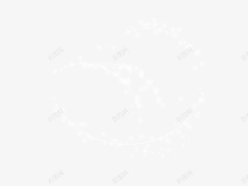 白色发光曲线png免抠素材_新图网 https://ixintu.com 白光 白色发光曲线 闪光 闪烁光