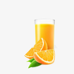 橘子果汁素材