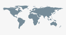 七大洲地图世界地图板块高清图片