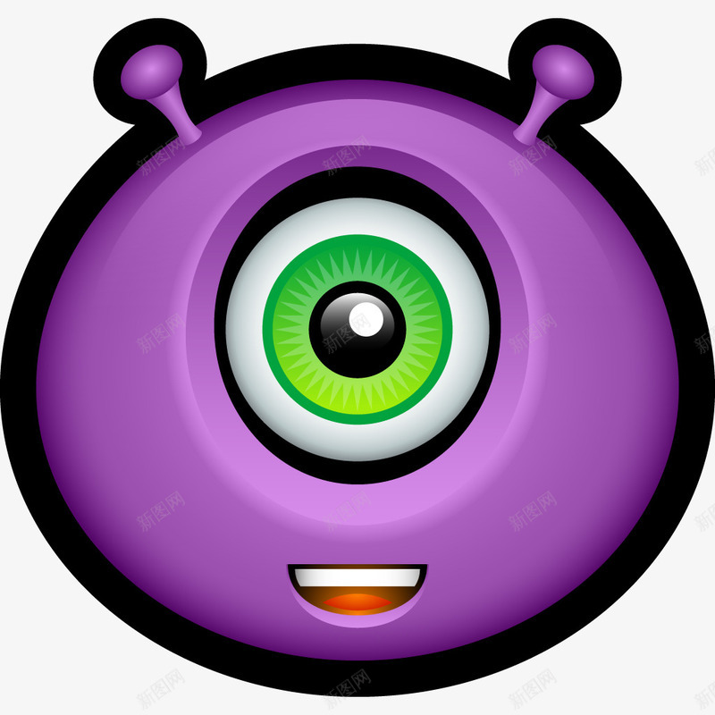 外星人阿凡达独眼巨人表情符号怪图标png_新图网 https://ixintu.com Alien avatar cyclops emoticon monster 单眼怪兽 外星人 怪物 独眼巨人 表情符号 阿凡达