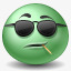 很酷的的脸表情符号Green图标png_新图网 https://ixintu.com cool emoticon face 很酷的 很酷的的脸表情符号GreenEmotiocnsIcons免费下载 的脸 表情符号