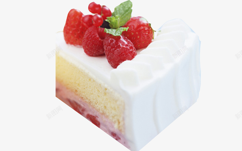 草莓水果奶油蛋糕png免抠素材_新图网 https://ixintu.com 奶油 水果 草莓 蛋糕